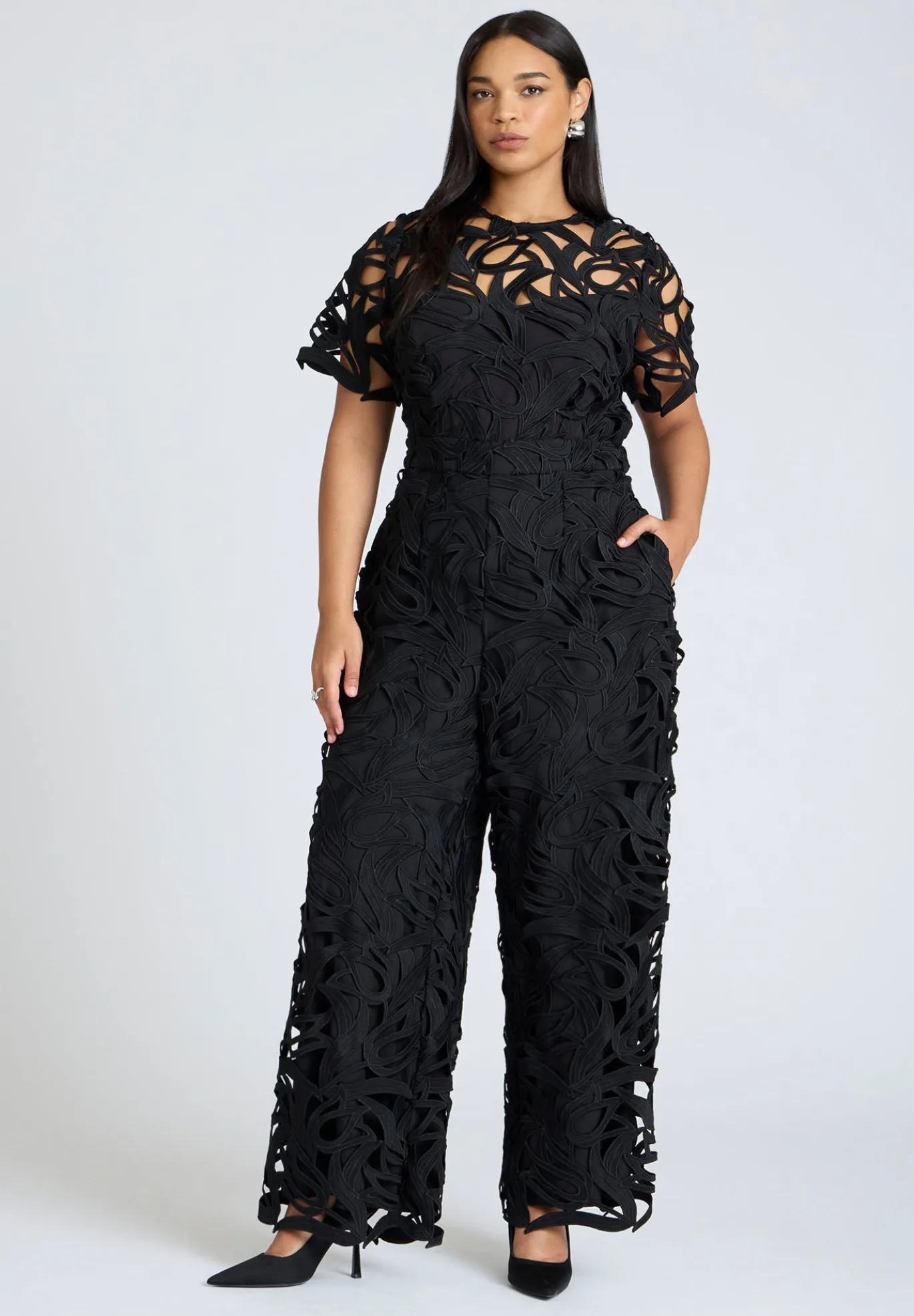 Bridal by ELOQUII Lace Jumpsuit