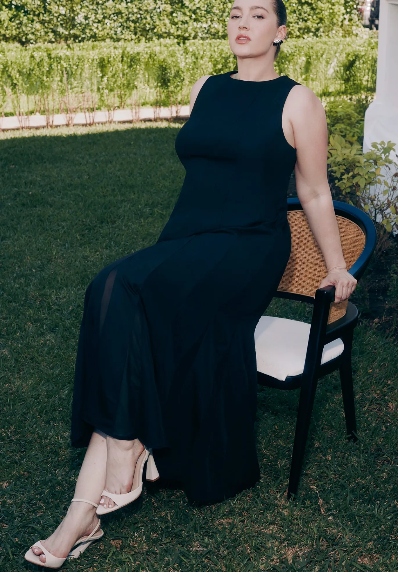 Chiffon Godet Maxi Dress