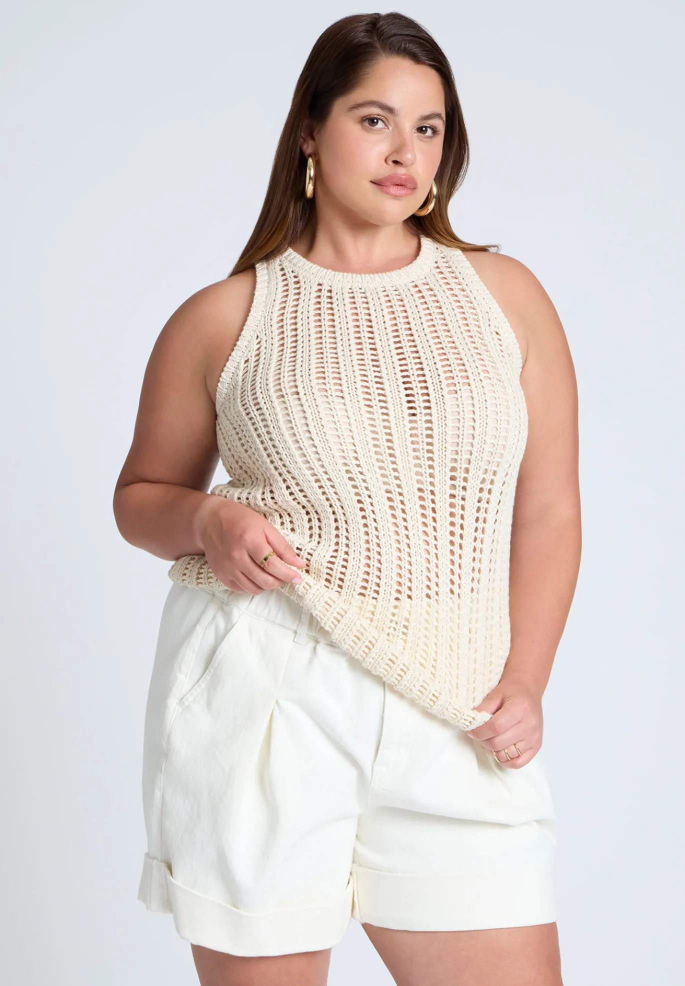 Crochet Knitted Tank