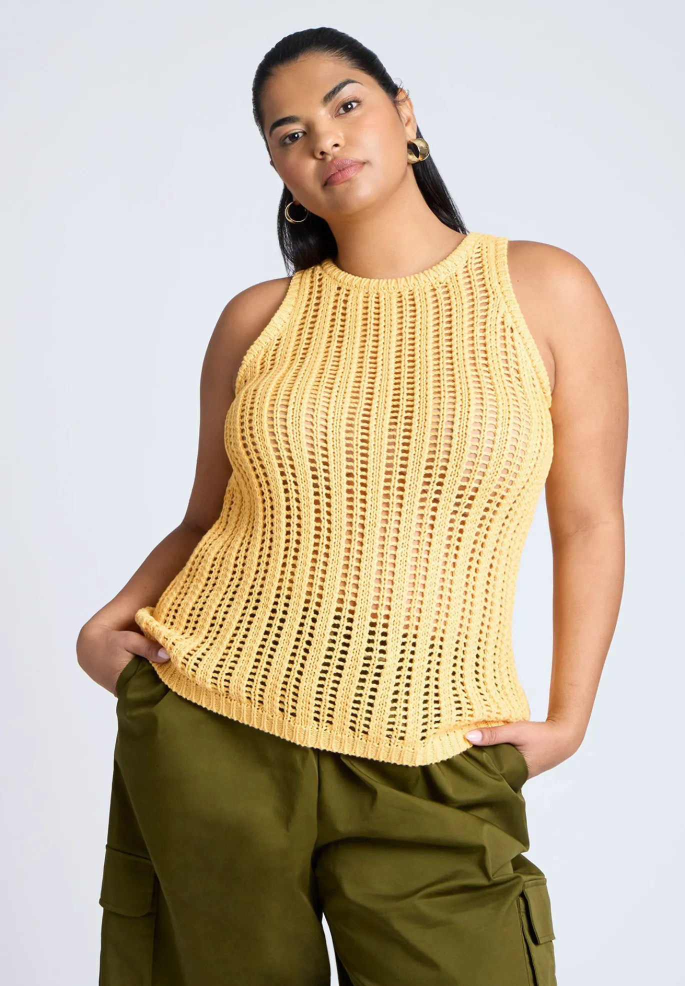 Crochet Knitted Tank