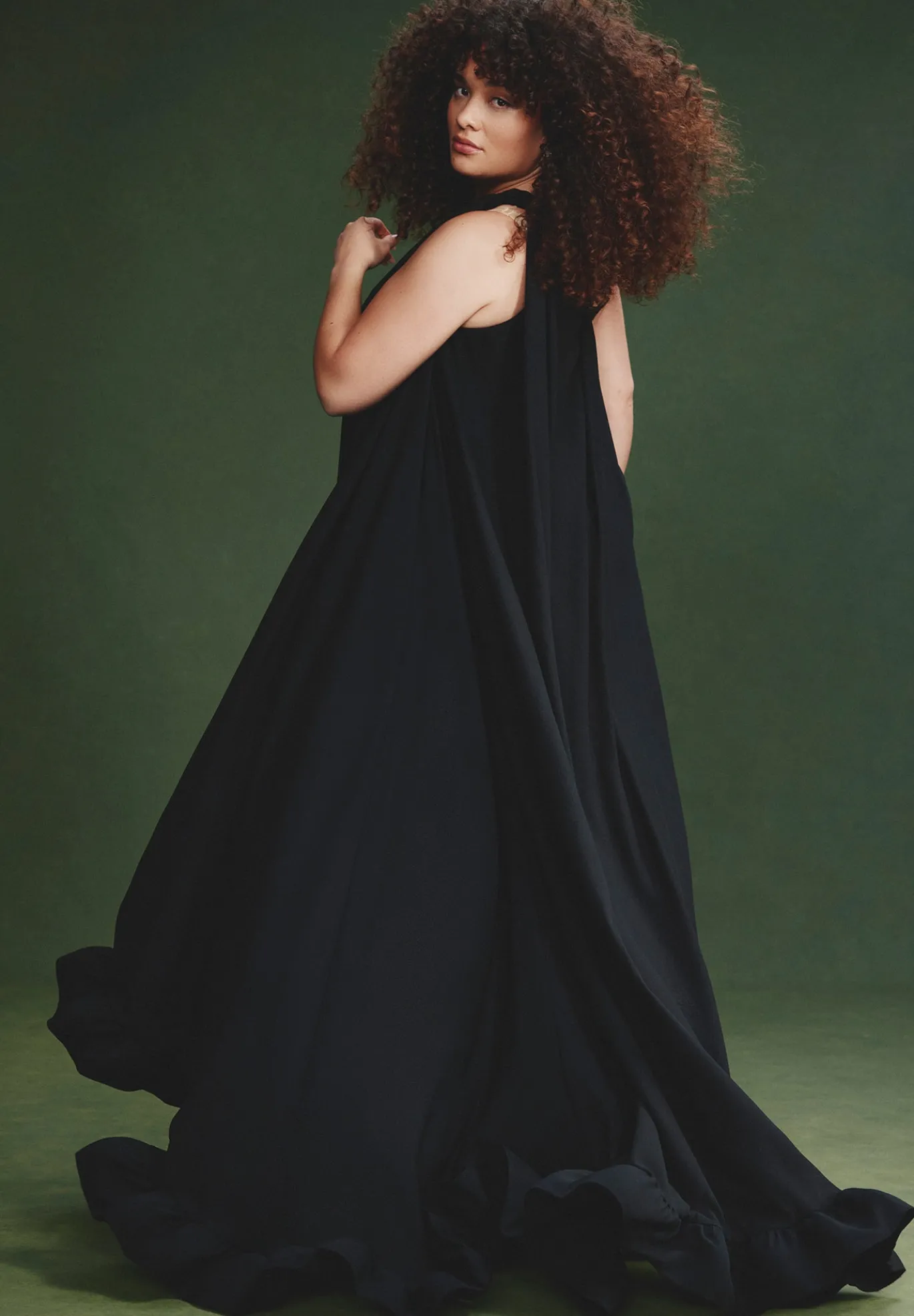 Dramatic Ruffle Gown