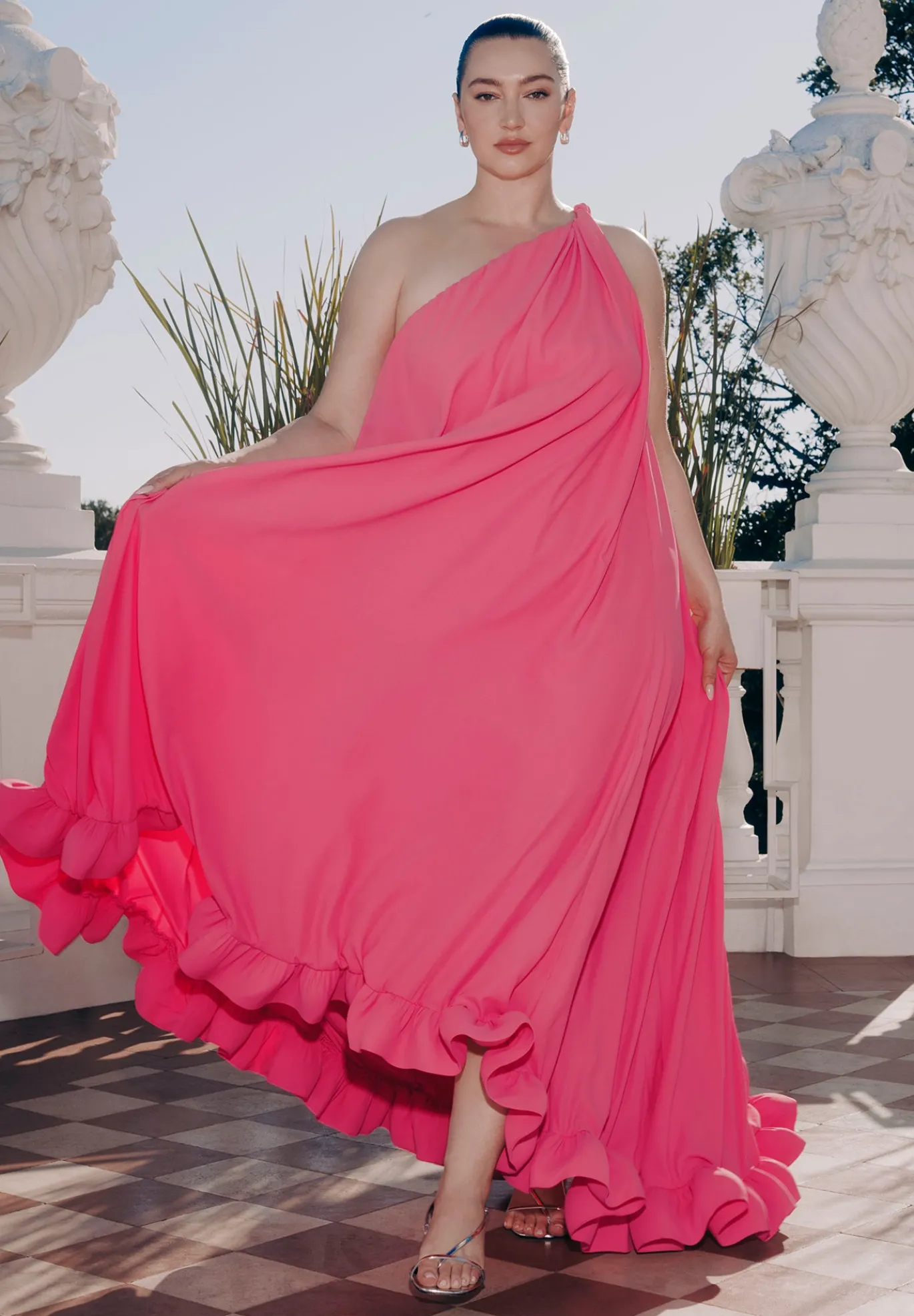 Dramatic Ruffle Gown