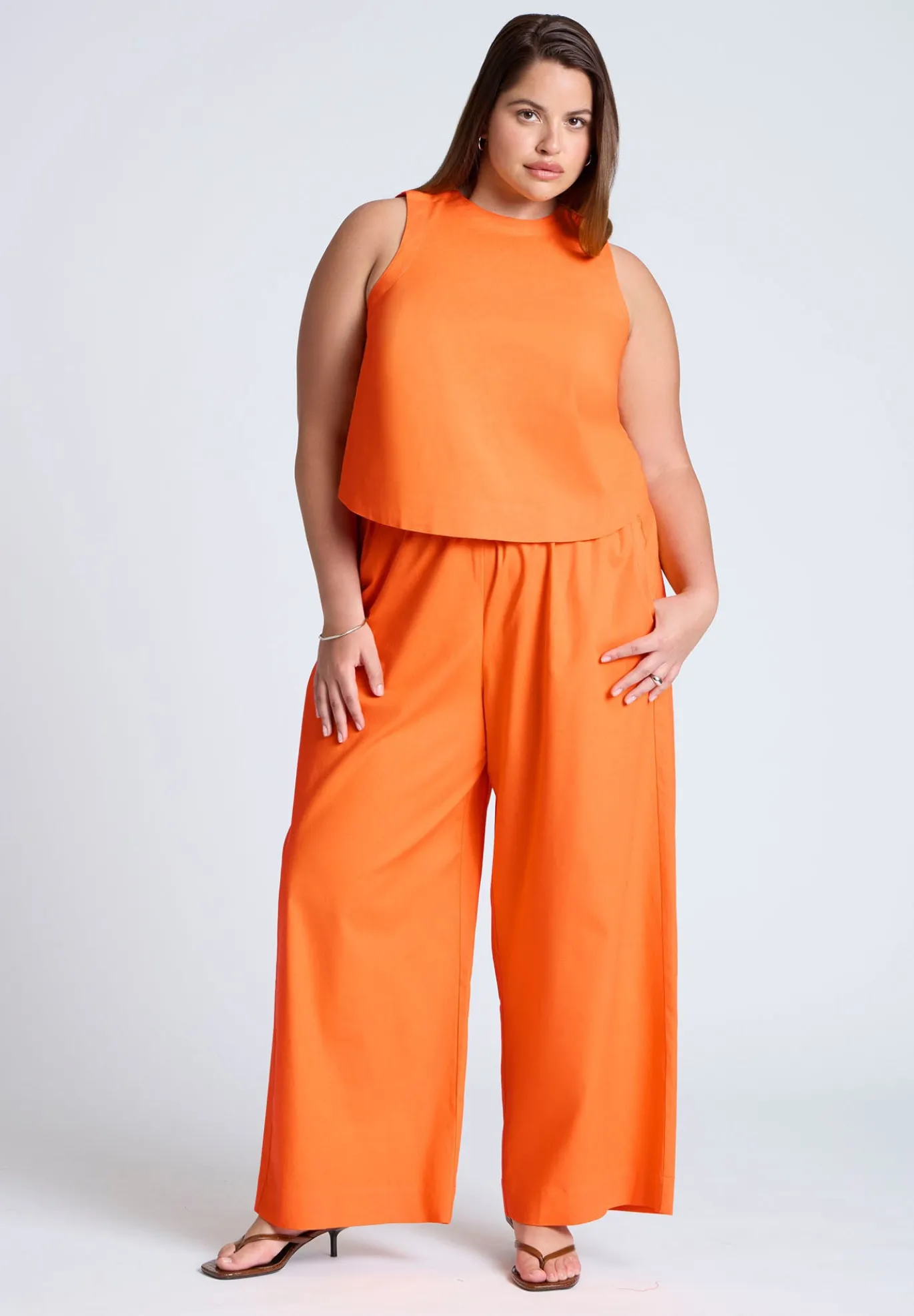 Easy Wide Leg Linen Pant