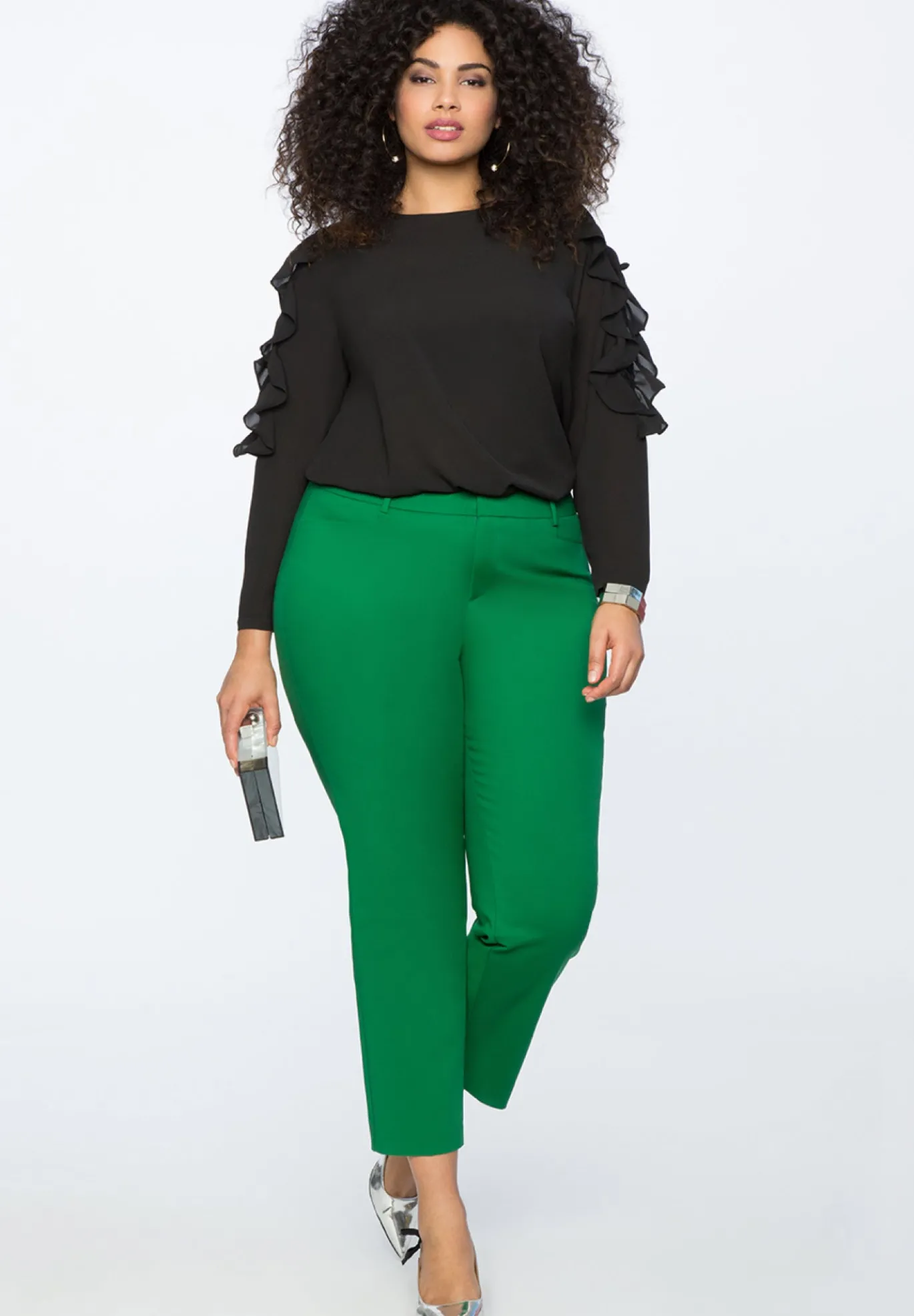 Kady Fit Double-Weave Pant