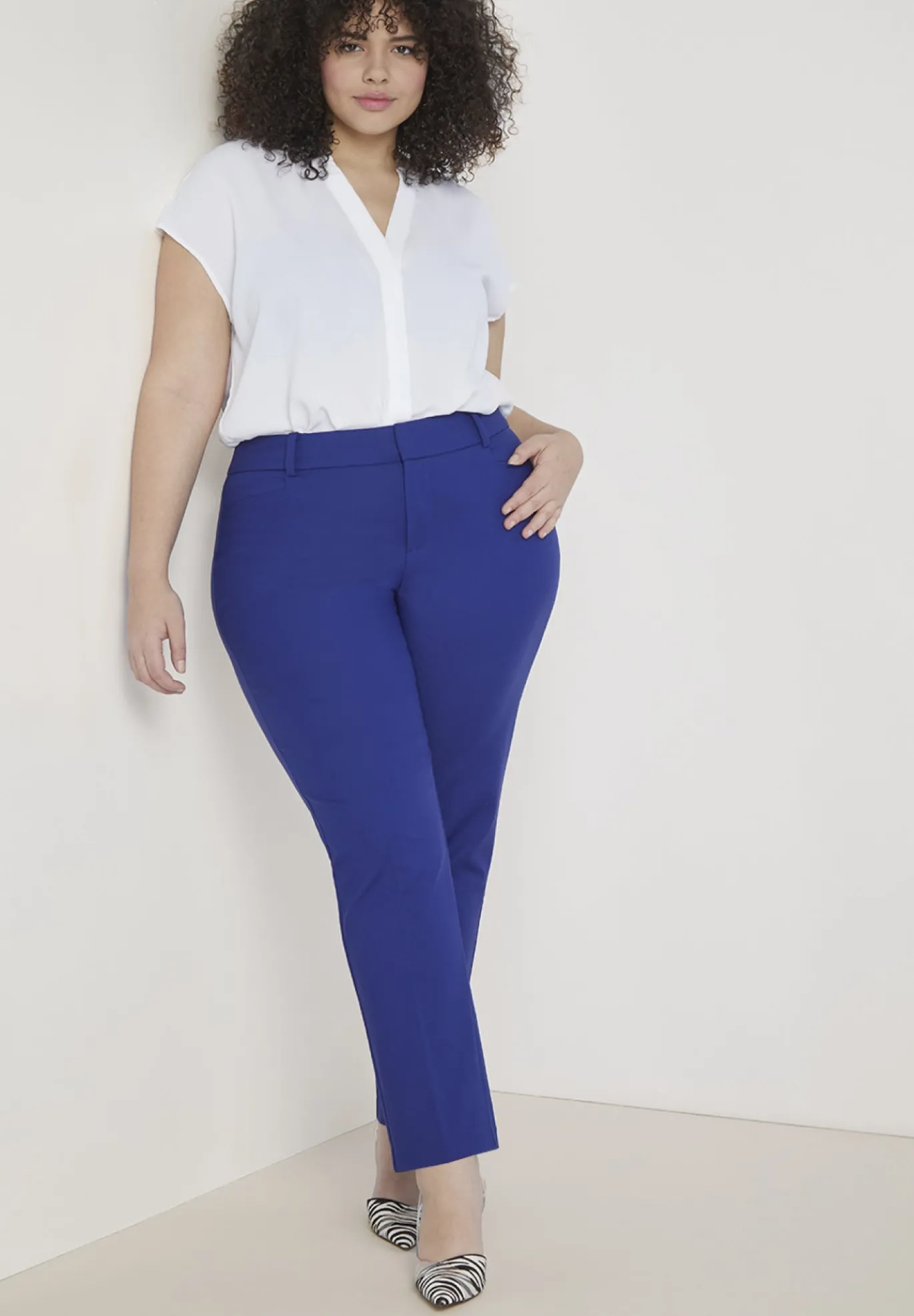 Kady Fit Double-Weave Pant