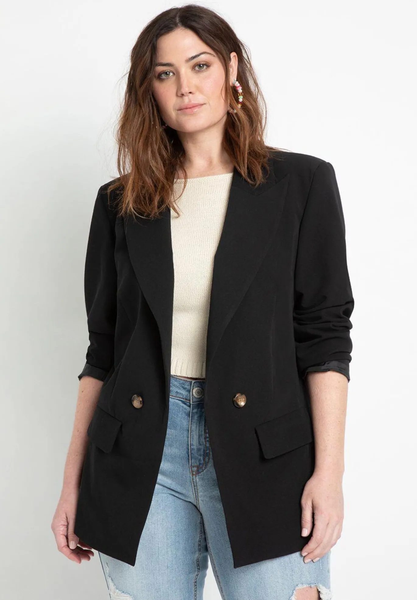 Long Relaxed Blazer