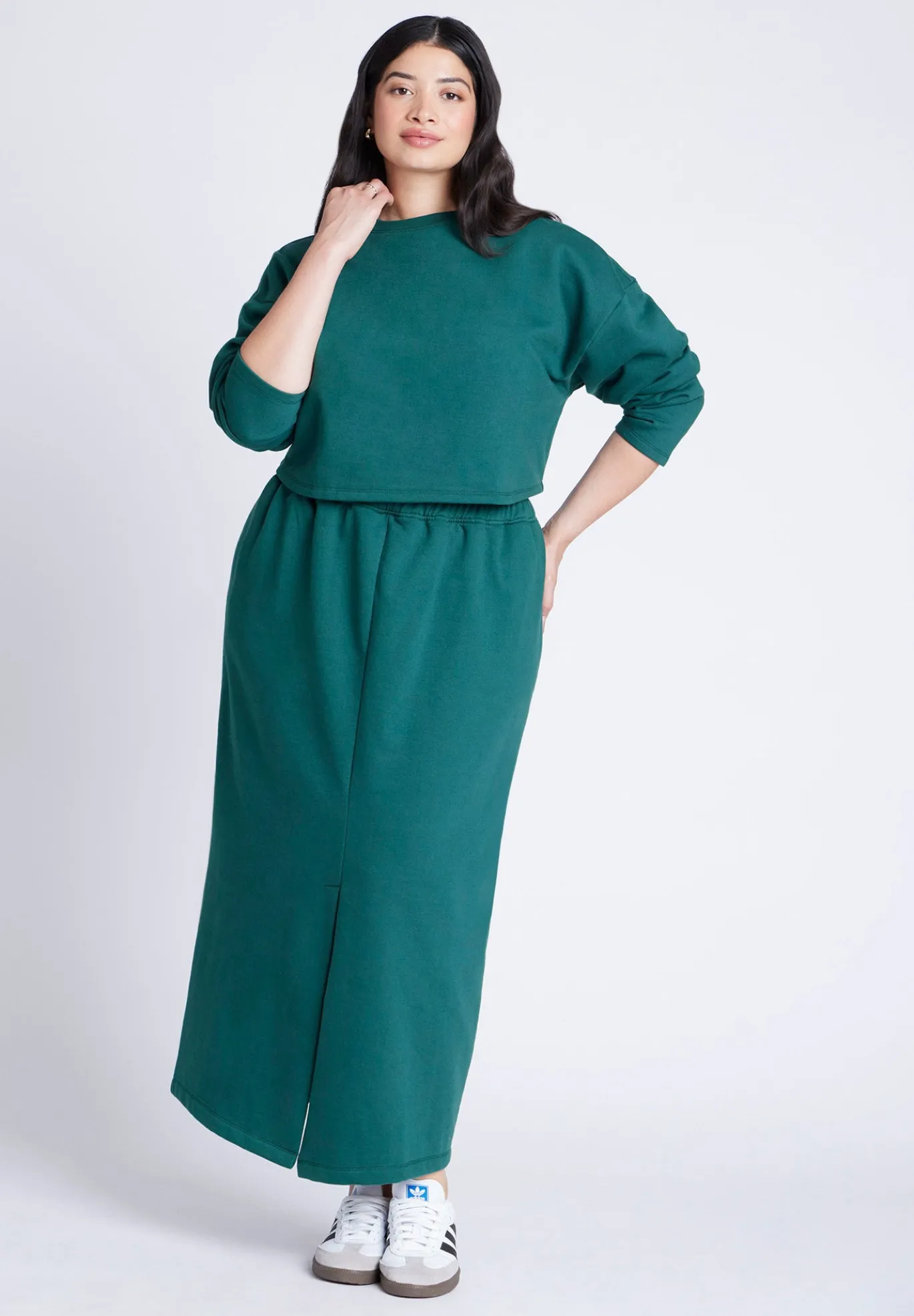 Maxi French Terry Skirt