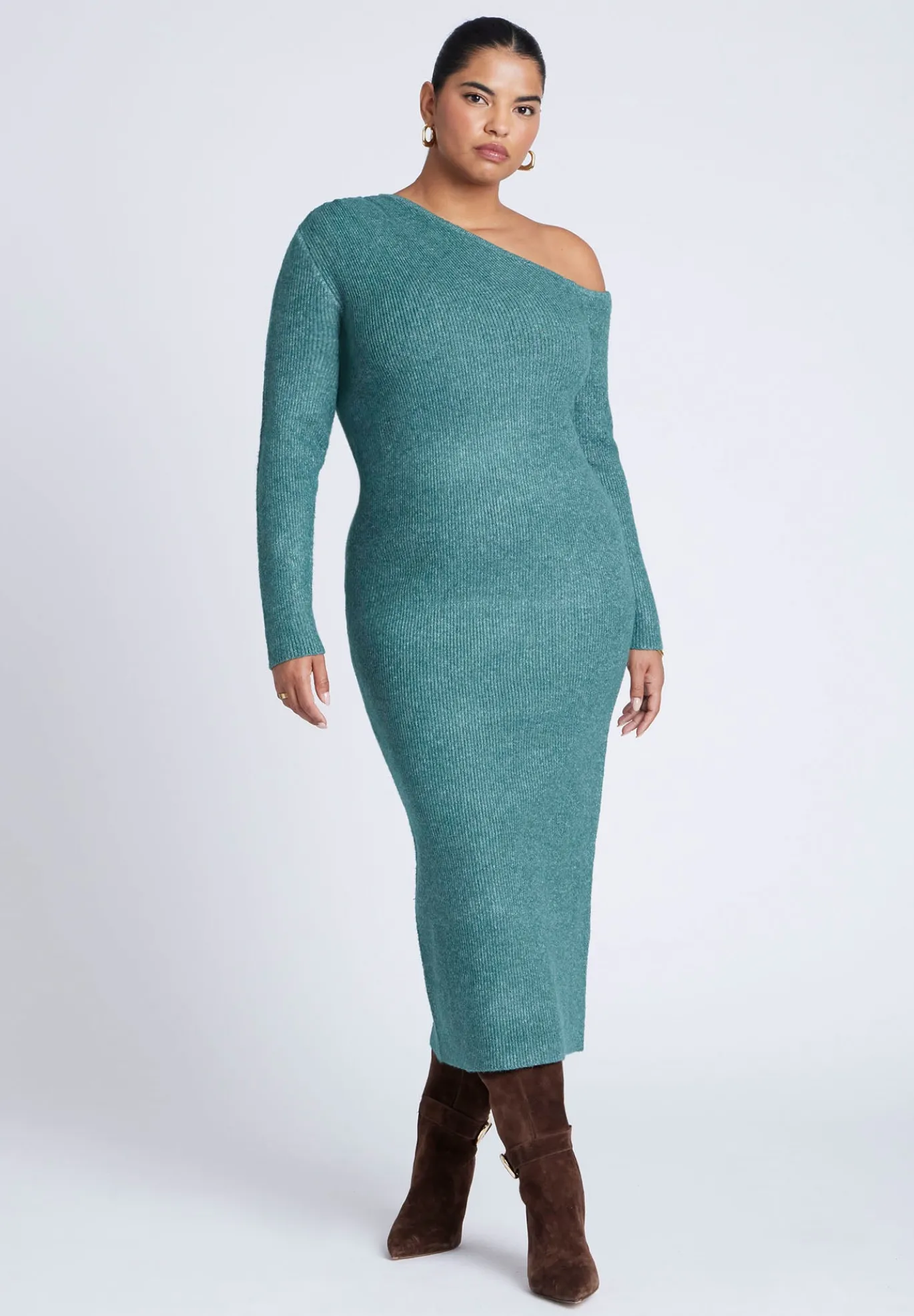 Off Shoulder Sweater Dress