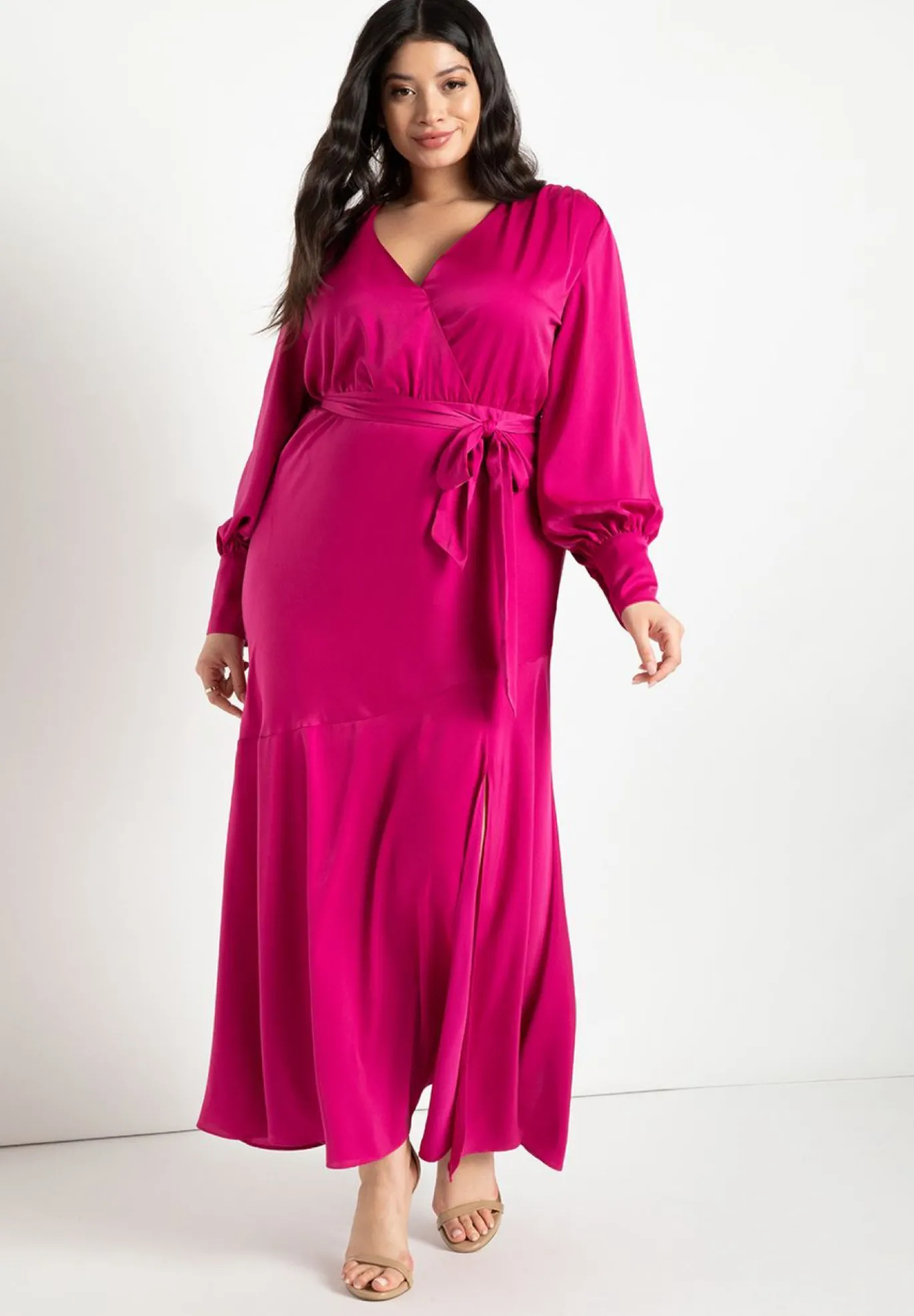 Satin Maxi Dress