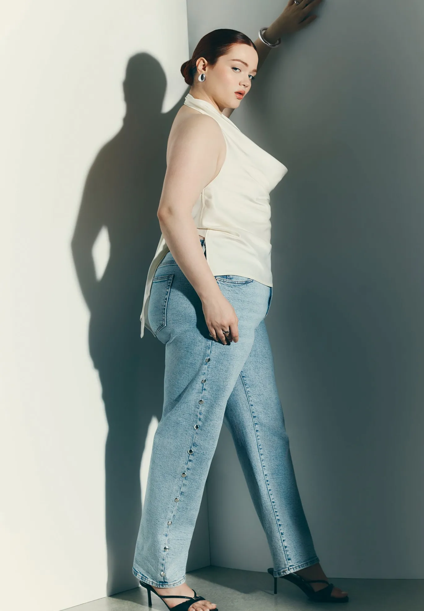 Straight Leg Jean With Studs