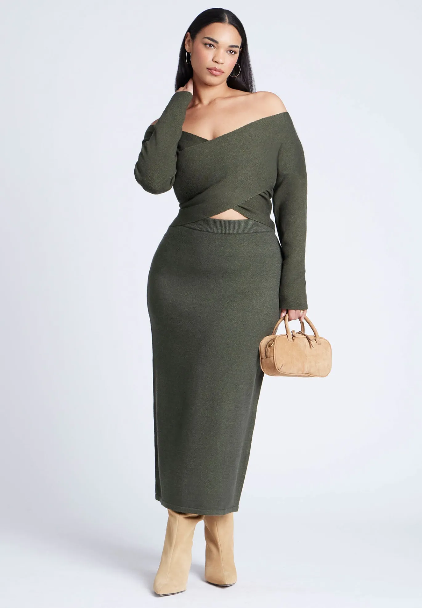 Sweater Column Skirt