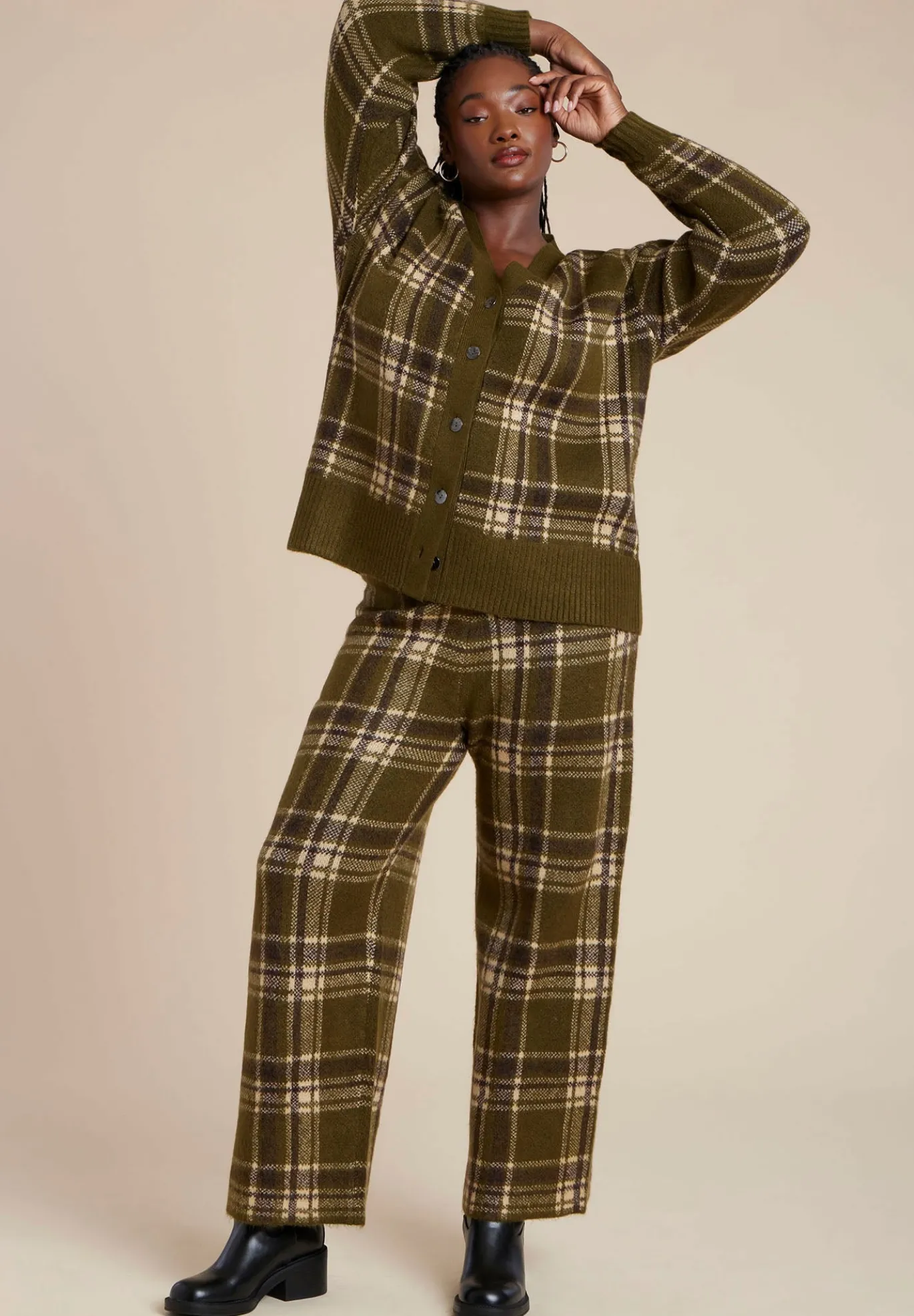 Sweater Intarsia Pant