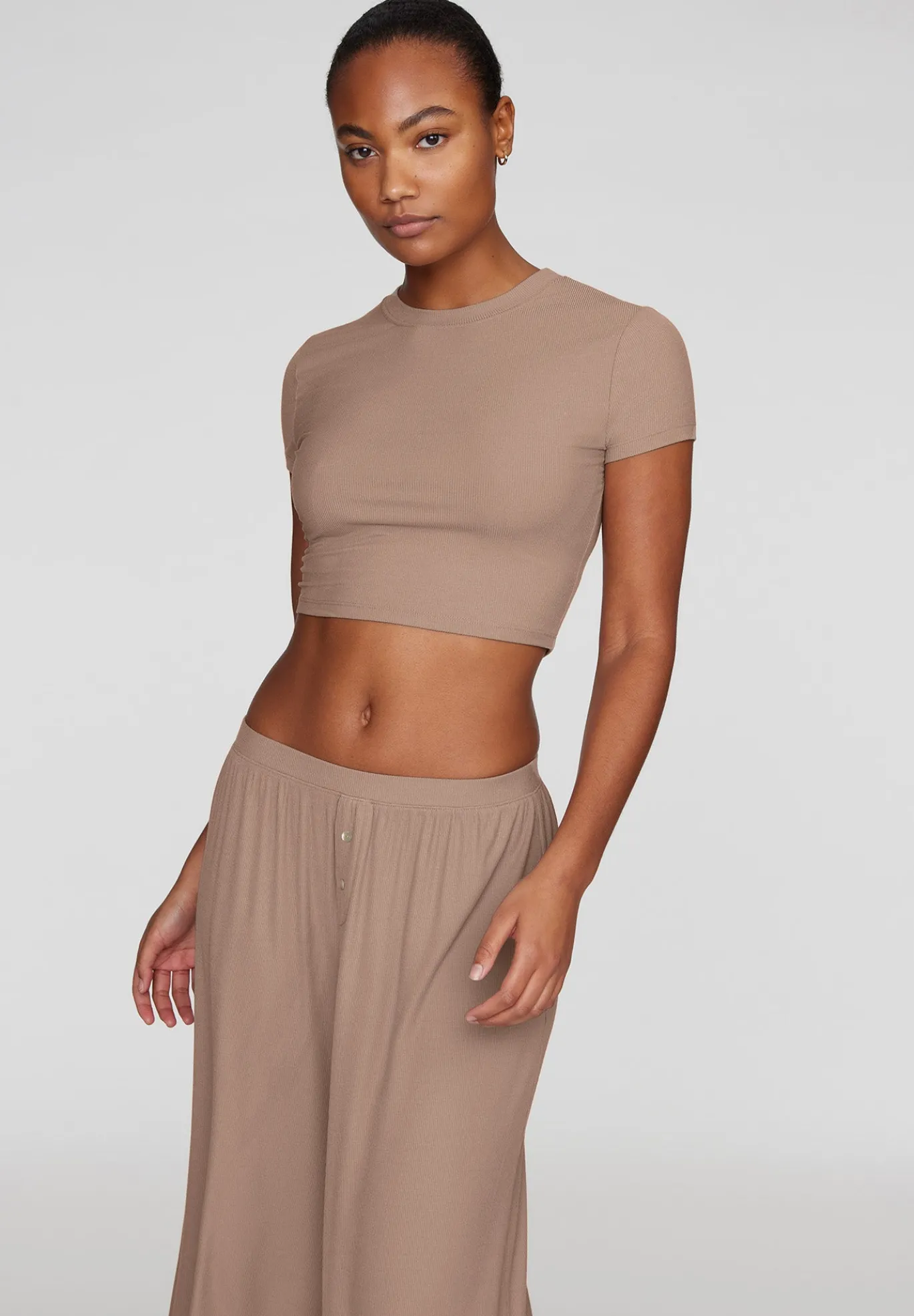 The Baby Tee - Modal Silk Rib