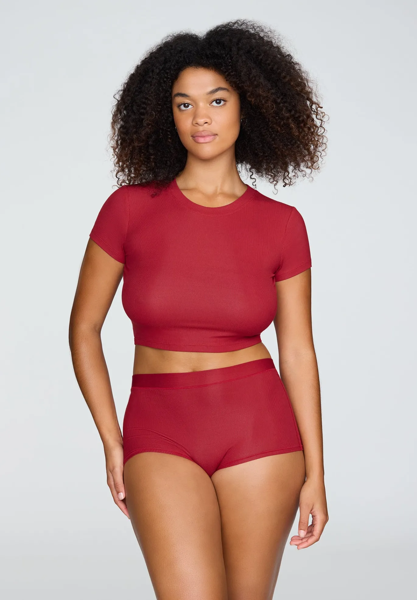 The Baby Tee - Modal Silk Rib