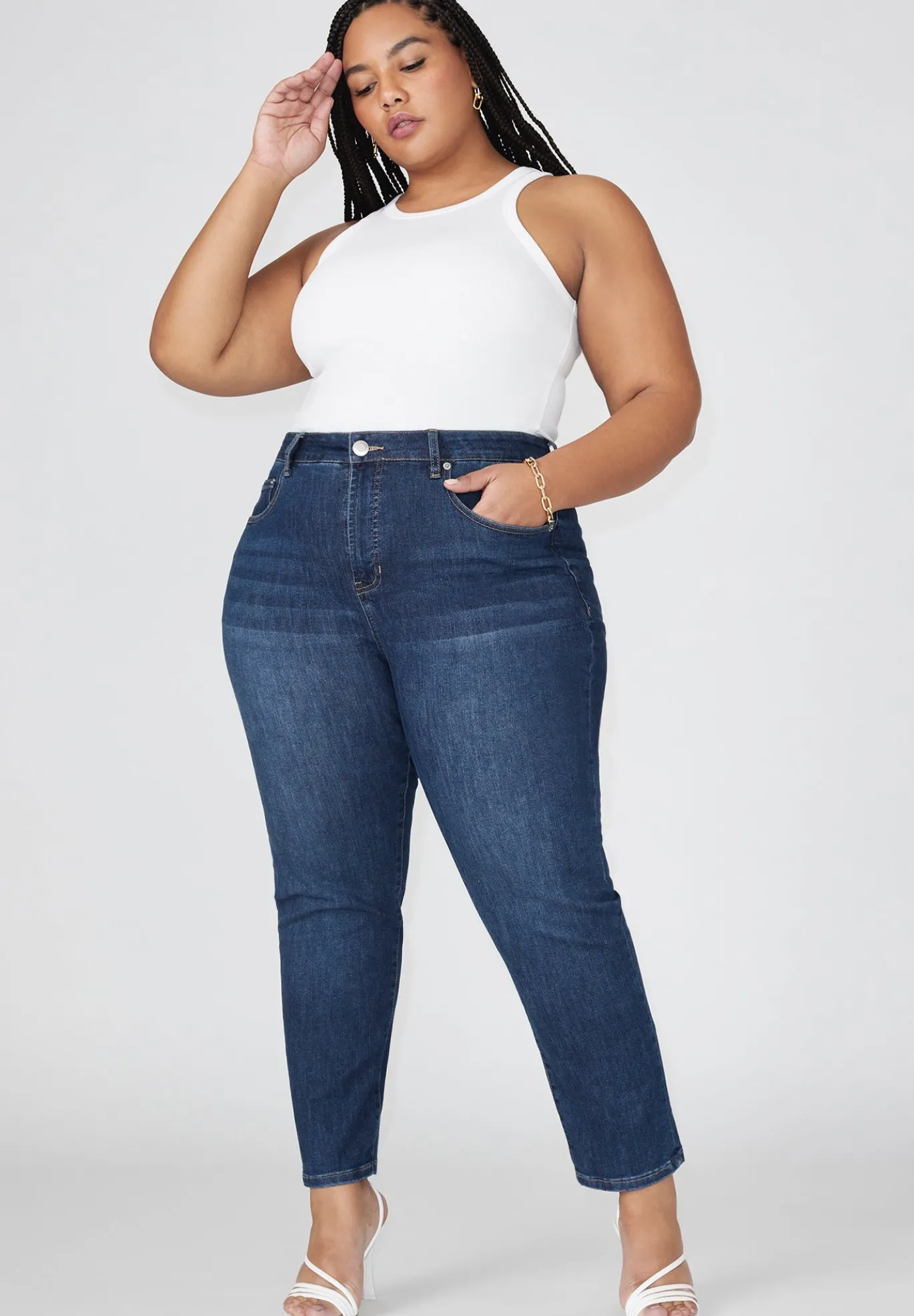 The Leigh Super Stretch Slim Leg Jean