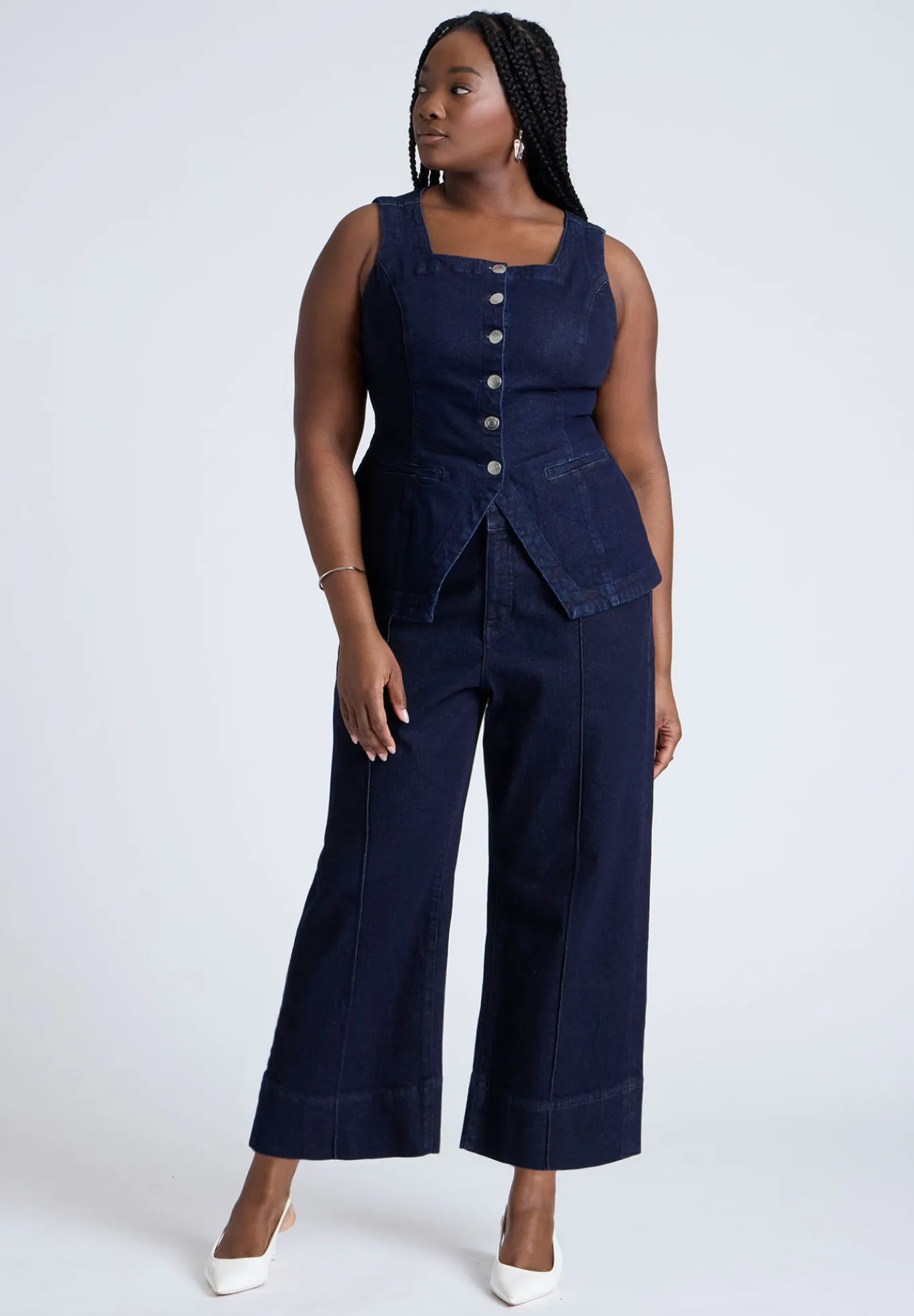 The Pintuck Trouser Jean