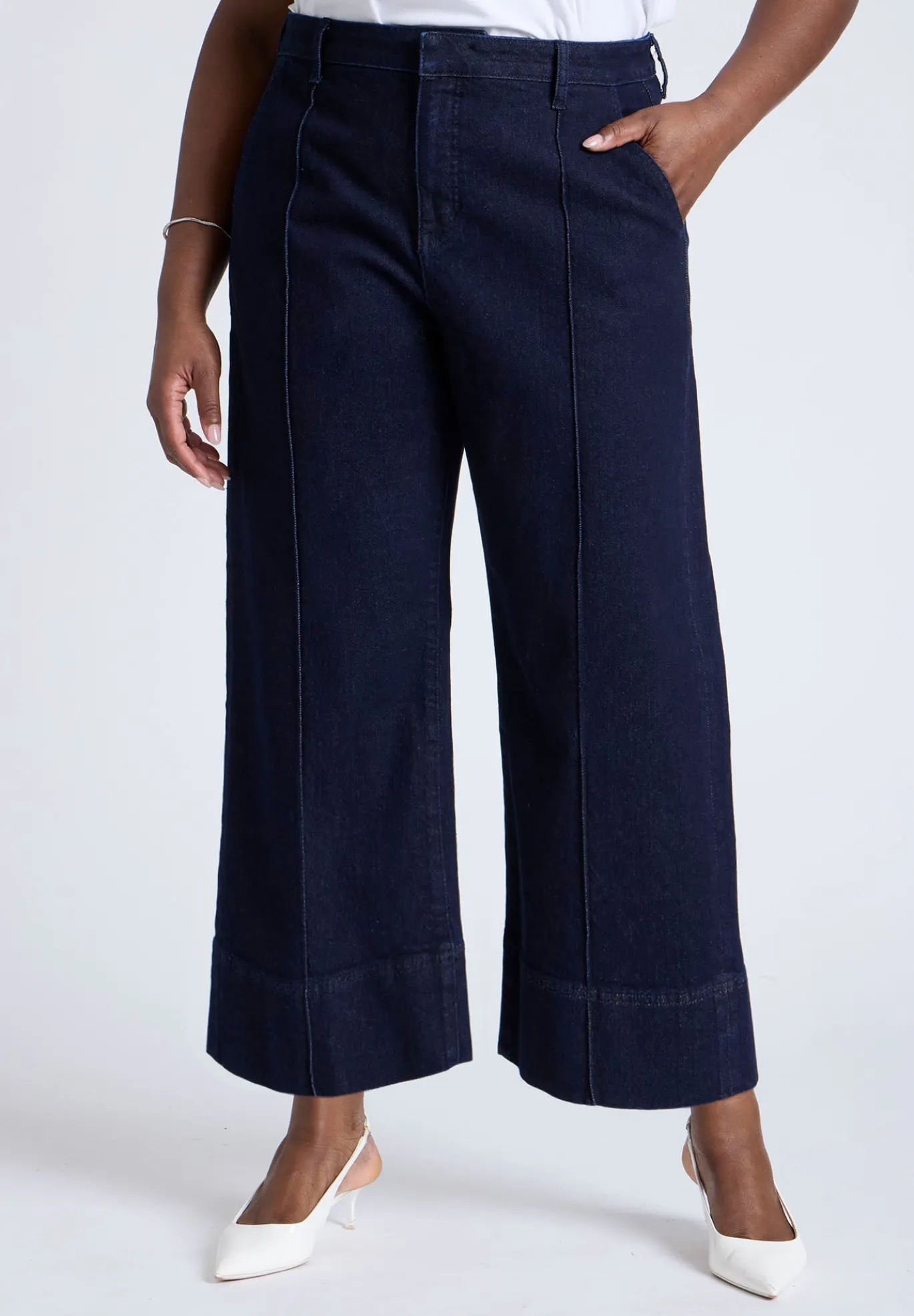 The Pintuck Trouser Jean